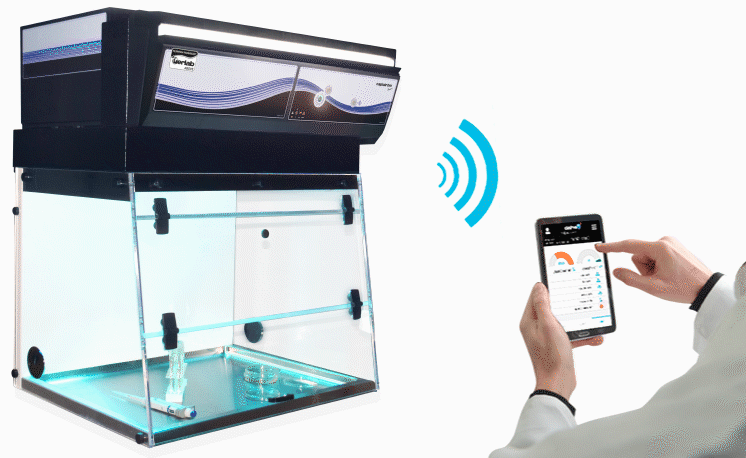 Erlab Captair Bio with Smart Technology connect to PC & Phone