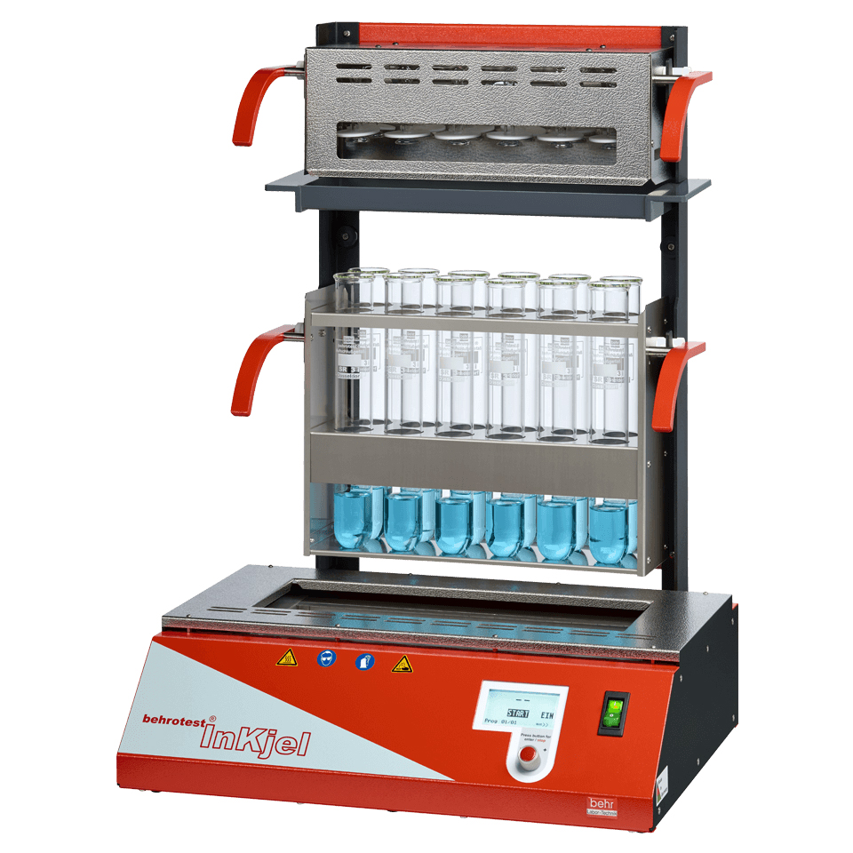 Behr-Labor behrotest® Kjeldahl Rapid Infrared Digestion System, with programmable energy control, InKjel P-series, with 4 / 6 / 12 sample positions - Image 6