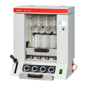 behrotest® CF 2+2 Semi-automatic Crude Fibre Extraction Unit