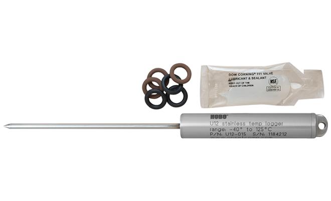 HOBO U12-015-02 Stainless Steel 5-Inch Probe Temperature Data Logger